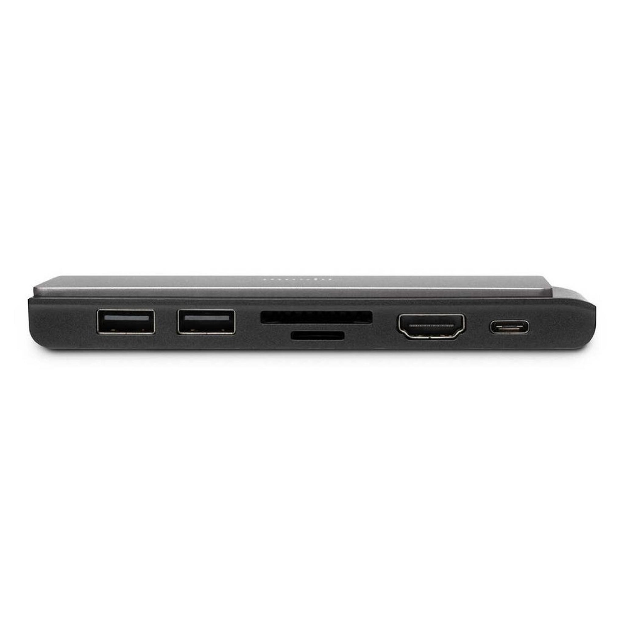 Moshi Symbus Mini 7 in 1 Portable USB-C Hub - Space Grey