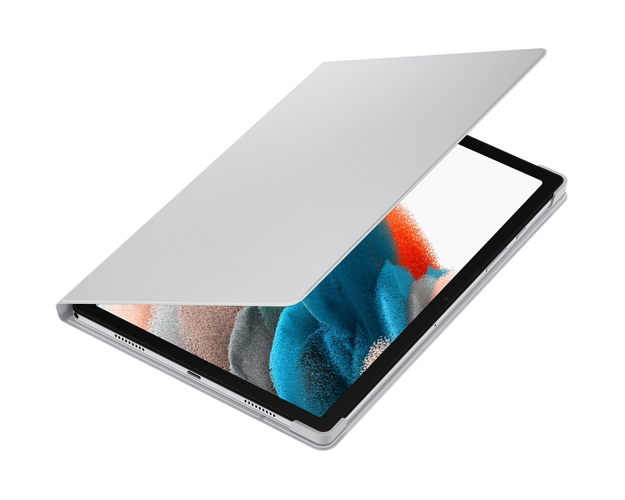 Galaxy Tab A8 Book Cover - Silver