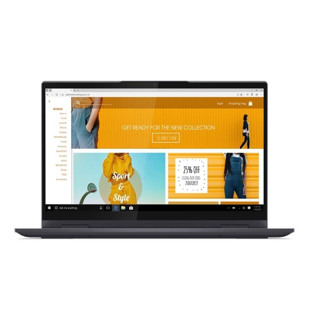 لابتوب لينوفو يوجا 7 المتحول ، انتل كور i7 الجيل الحادي عشر ، 16 جيجا رام ، 512 جيجا اس اس دي ، 14 بوصة - رمادي