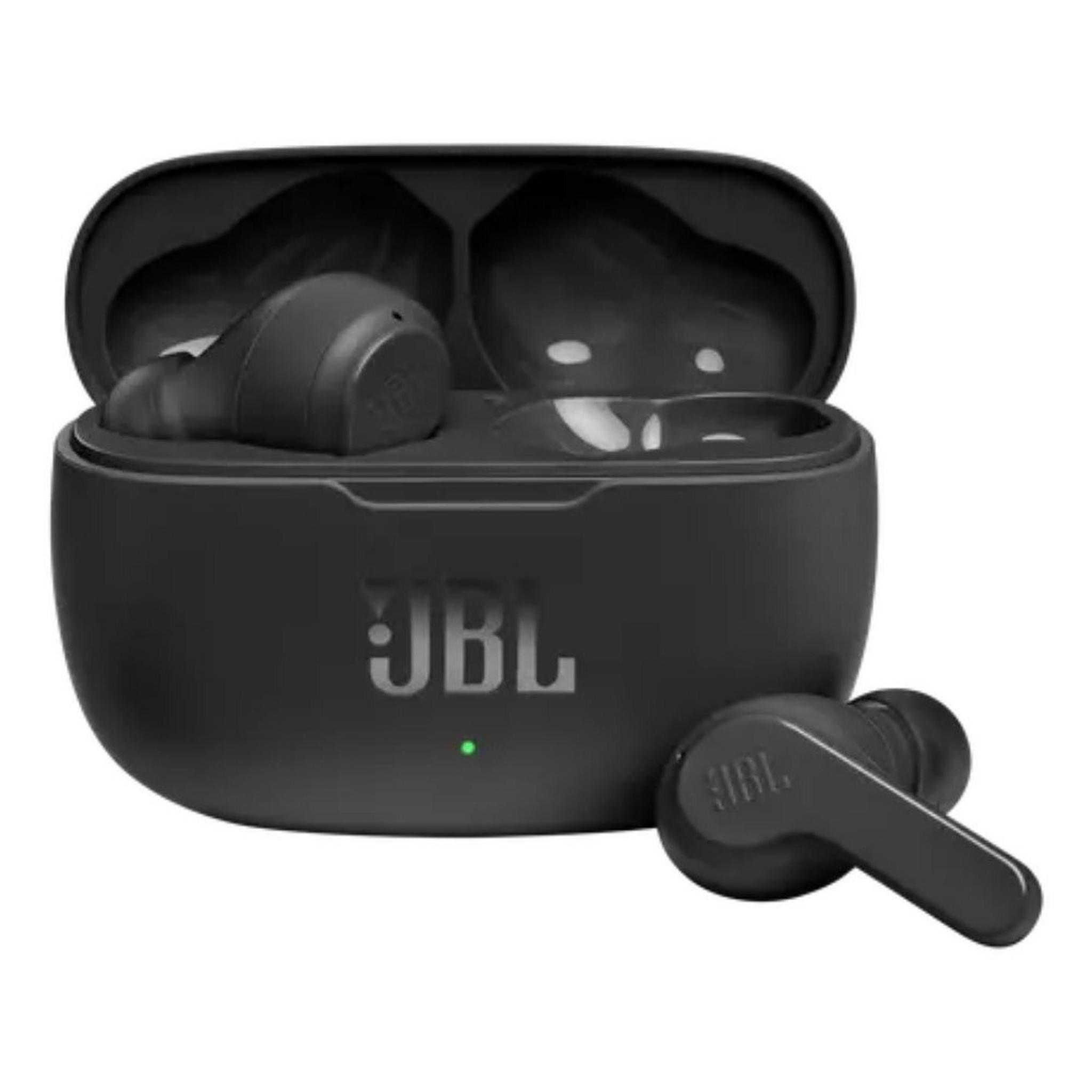 سماعات الأذن اللاسلكية جي بي إل ويف١٠٠ ترو (JBLW200TWSBLK) - أسود