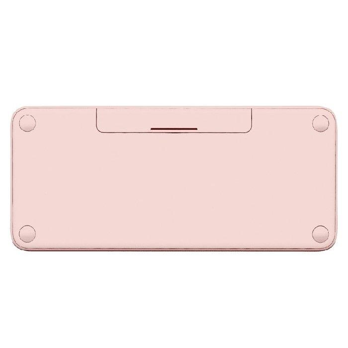 لوحة مفاتيح متعدد الأجهزة بلوتوث كي 380 من لوجتيك - وردي