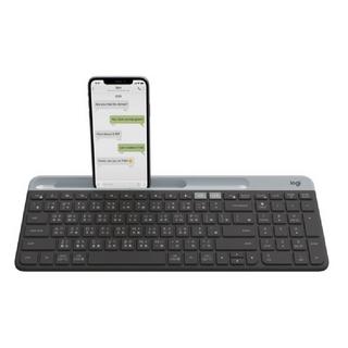 Buy Logitech k580 slim multi device wireless keyboard en/ar - black in Saudi Arabia