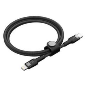 Buy Belkin silicon braid usb-c to lightning 3m cable - black in Kuwait