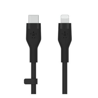 Buy Belkin silicon usb-c to lightning 1m cable - black in Kuwait