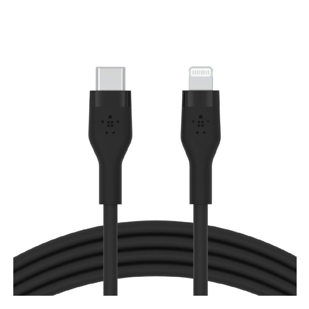 Belkin Silicon USB-C to Lightning 1M Cable - Black