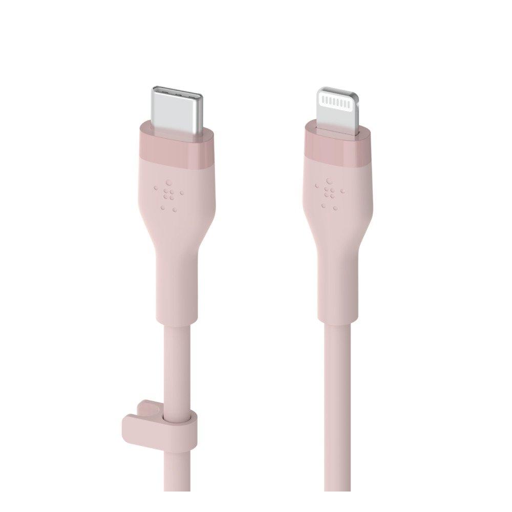Belkin Silicon USB-C to Lightning 1M Cable - Pink