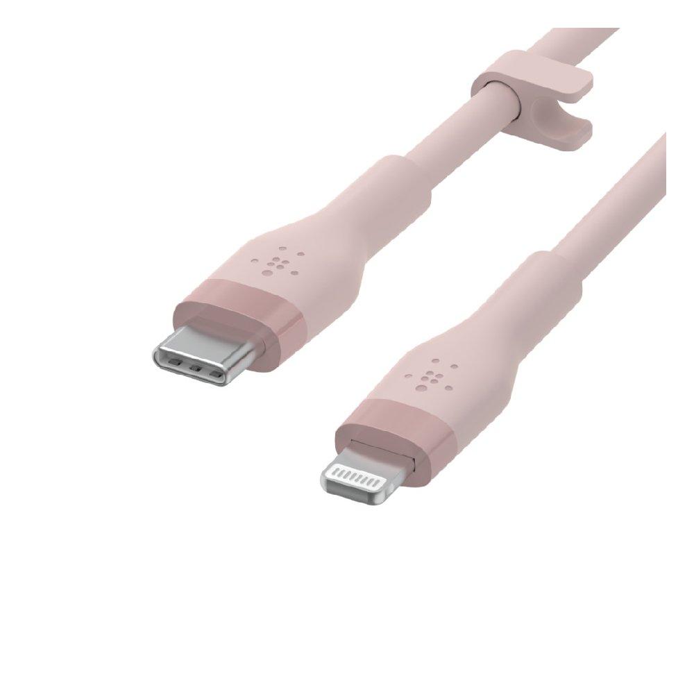 Belkin Silicon USB-C to Lightning 1M Cable - Pink