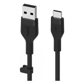 Buy Belkin silicon usb-a to usb-c 1m cable - black in Kuwait