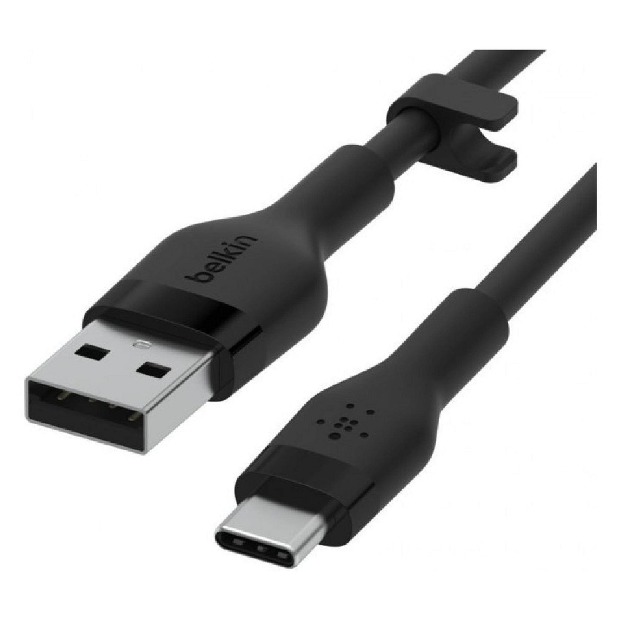 Belkin Silicon USB-A to USB-C 1M Cable - Black