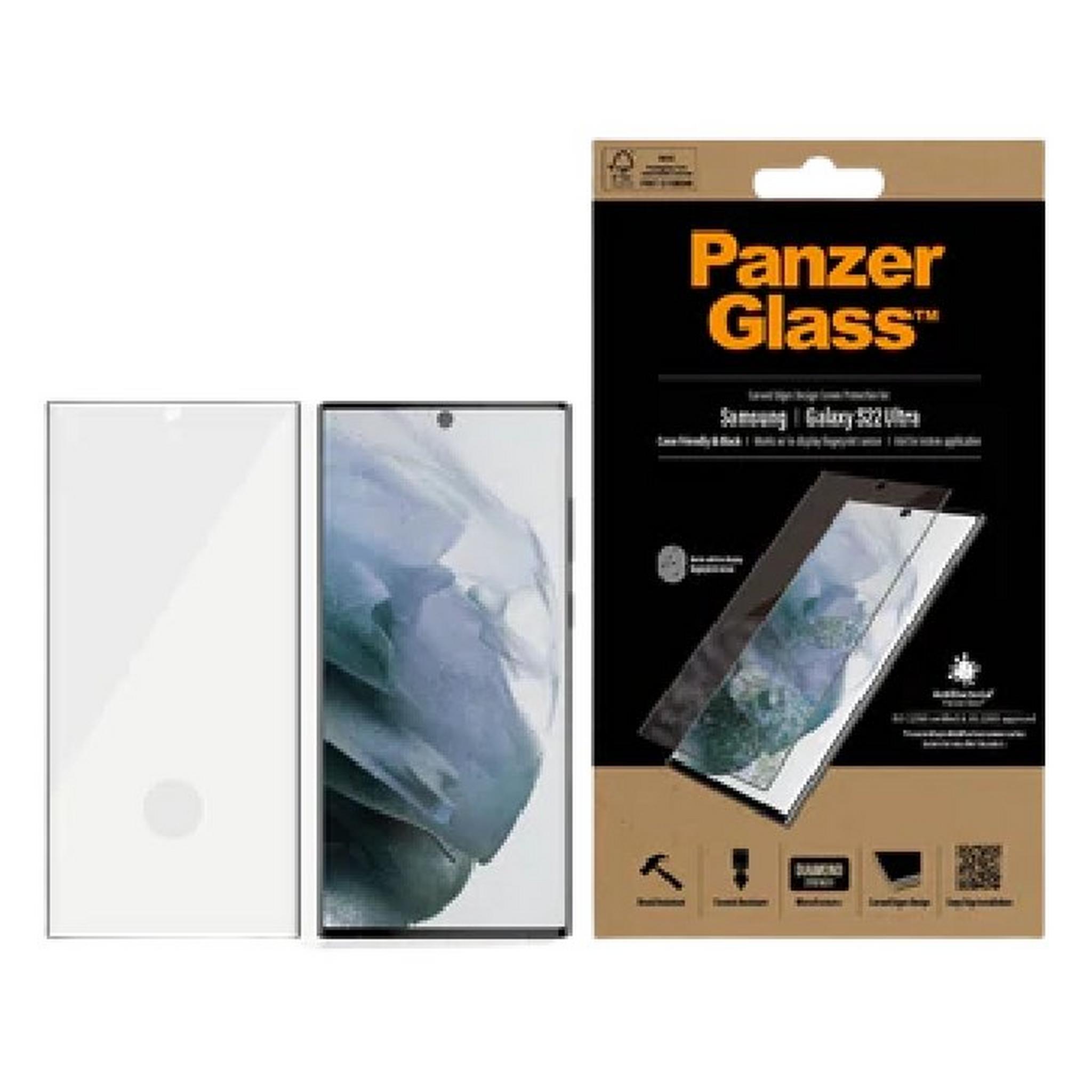 PanzerGlass Samsung Galaxy S22 Ultra Screen Protector - Black