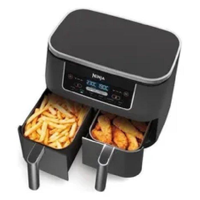 Ninja Dual Air Fryer 7.6L 2400W (AF300ME) Xcite Kuwait