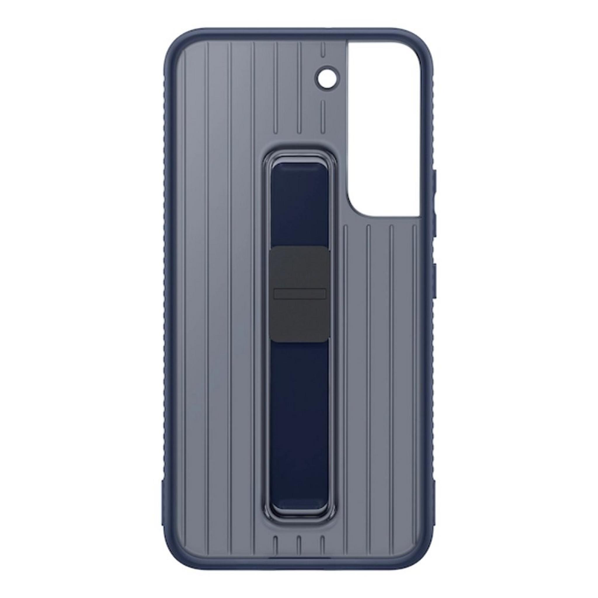 Samsung S22+ Rainbow Protective Standing Cover - Navy