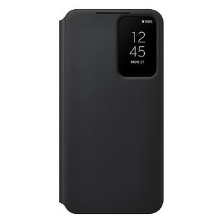 Buy Samsung galaxy s22+ smart clear view cover - black in Kuwait