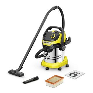 Buy Karcher wd 5 wet & dry vacuum cleaner, 1100w, 25 liters, 1. 628-383. 0 - silver/yellow in Kuwait