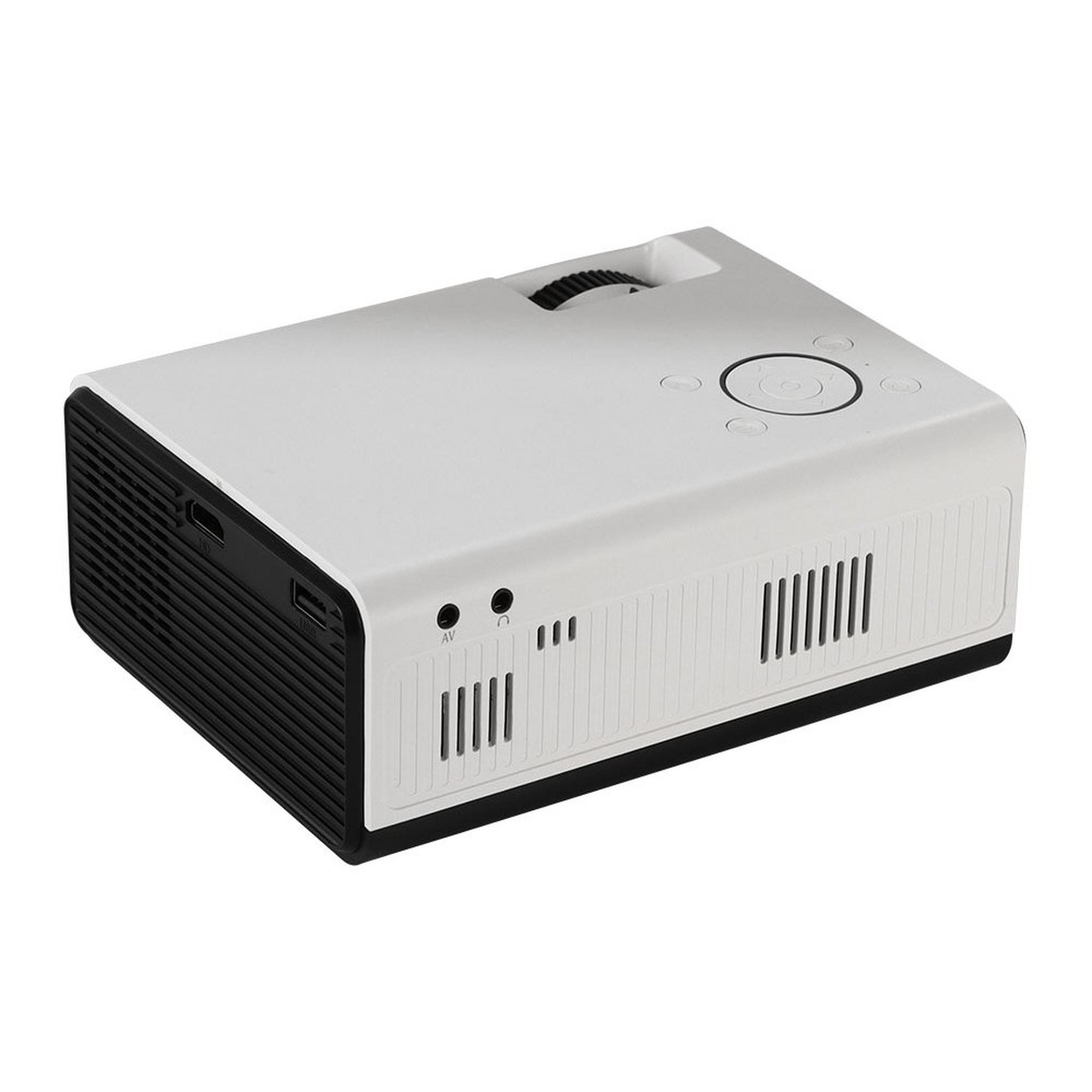 EQ LCD 720 Pixel Home Projector, T01-A - White