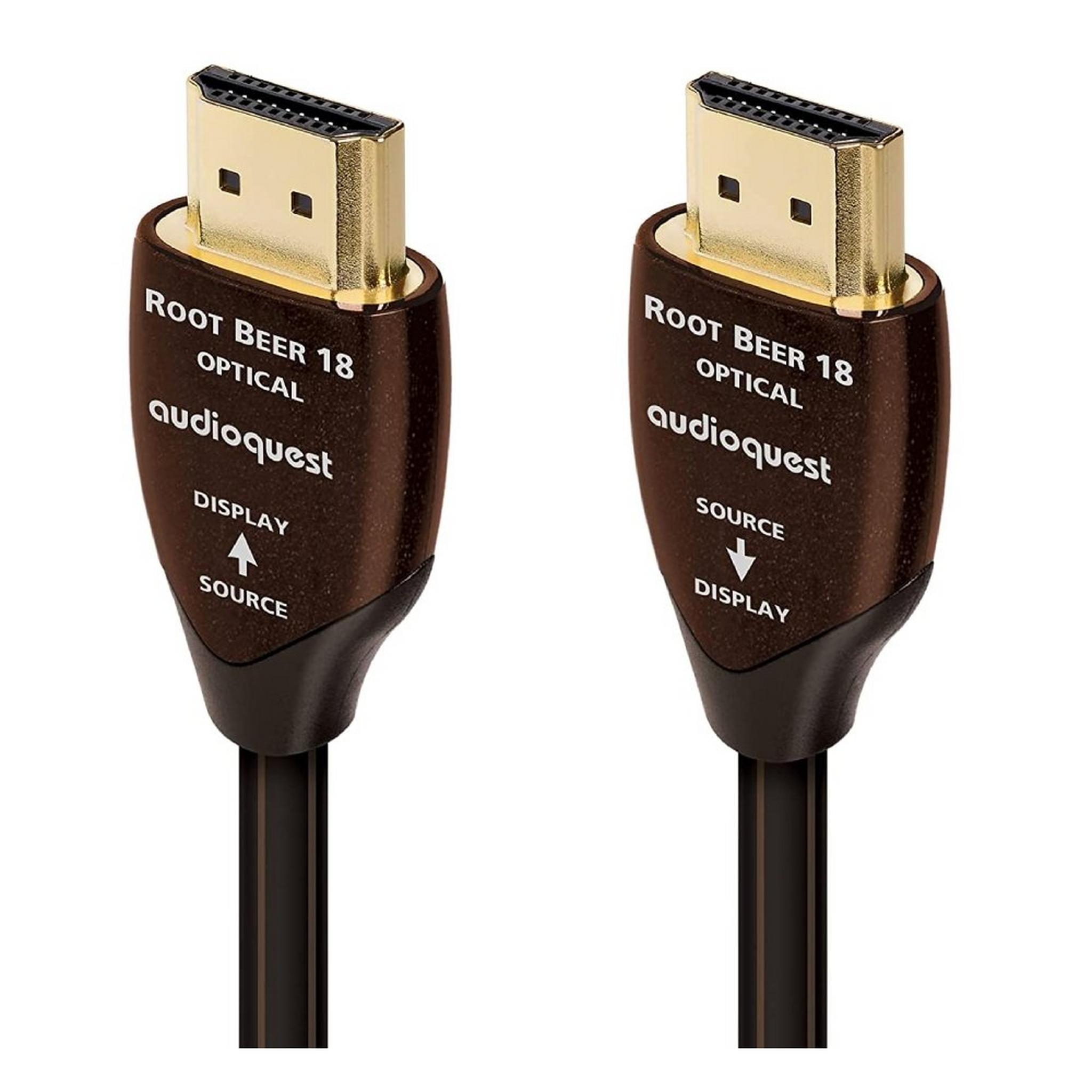 AudioQuest Root Beer Active Optical HDMI Cable - 25m