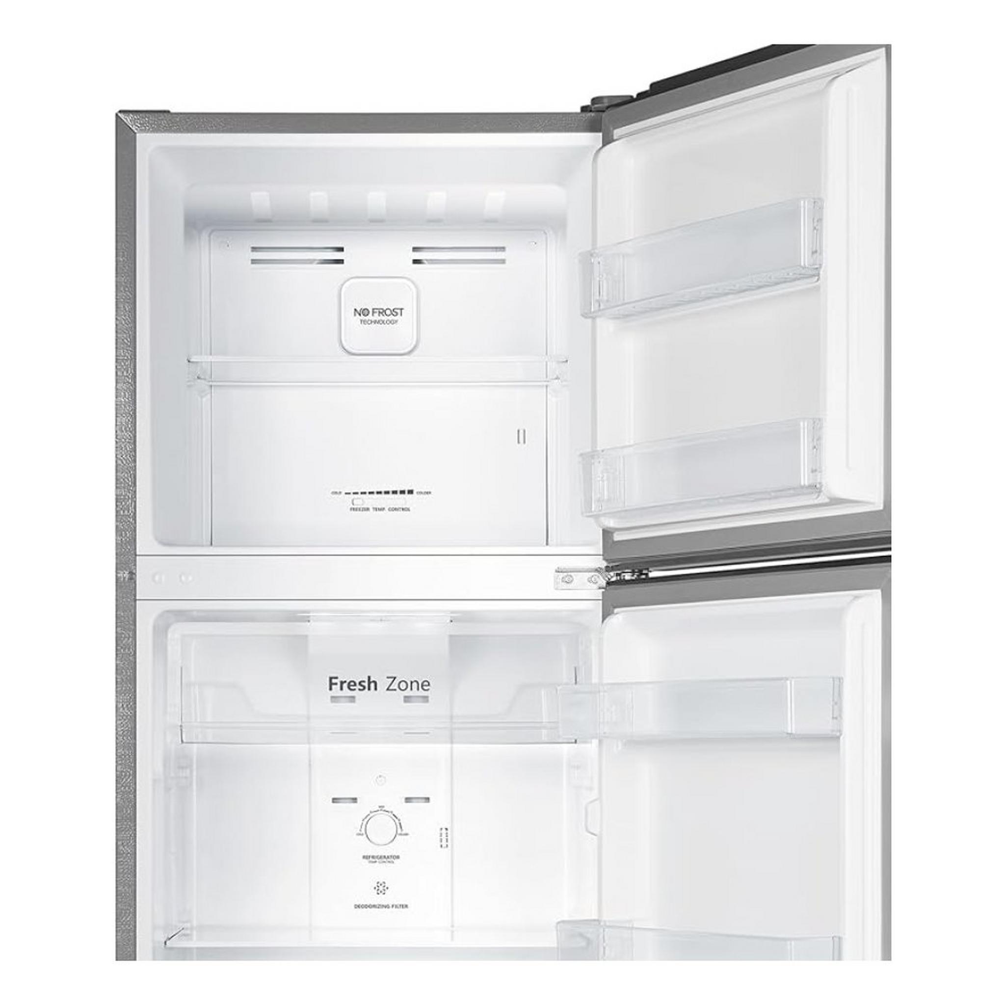 Hisense Top Mount Refrigerator, 14.7 GFT, 418 Liters, RT418N4ASU – Silver