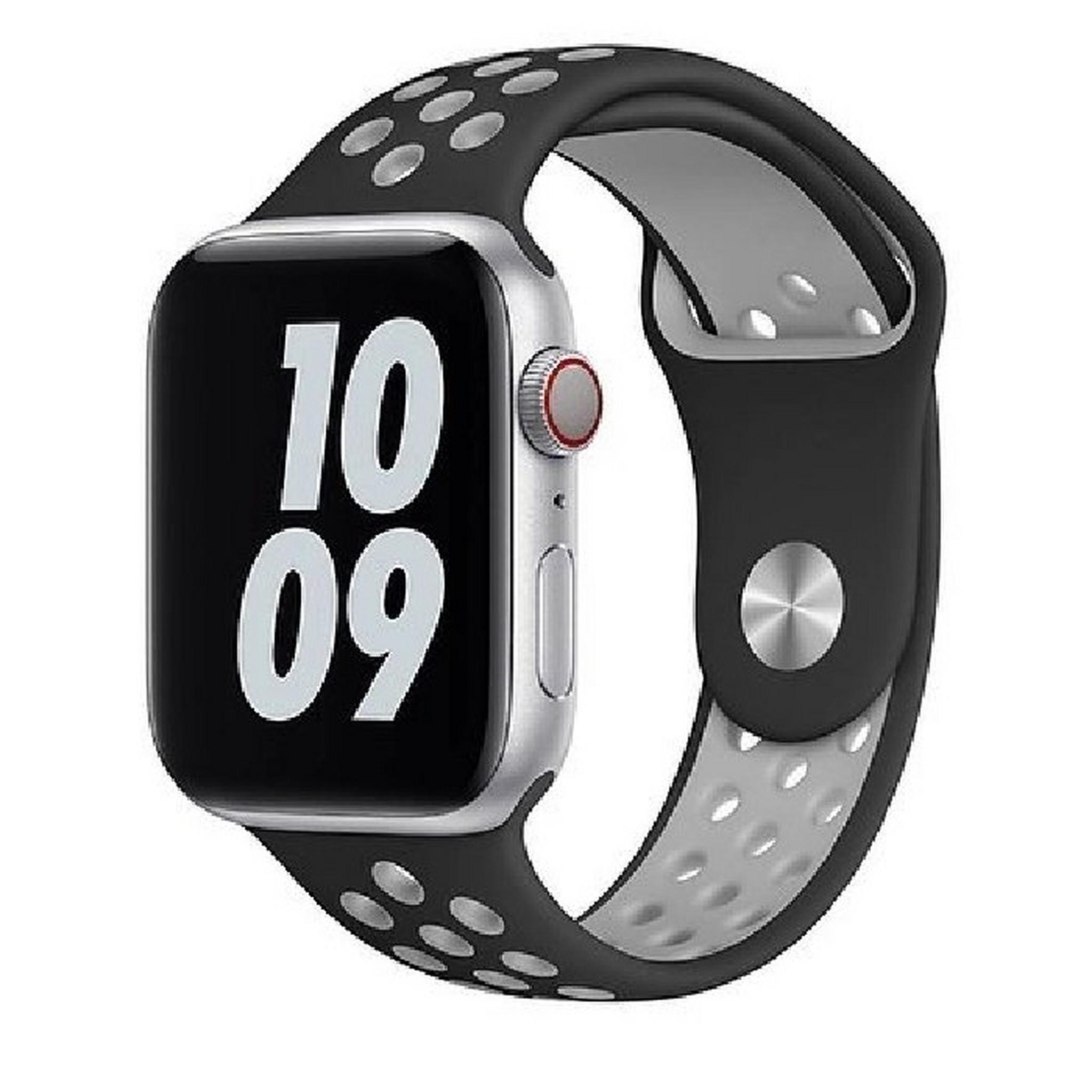Hyphen Silicone Apple Watch 44mm Strap - Black