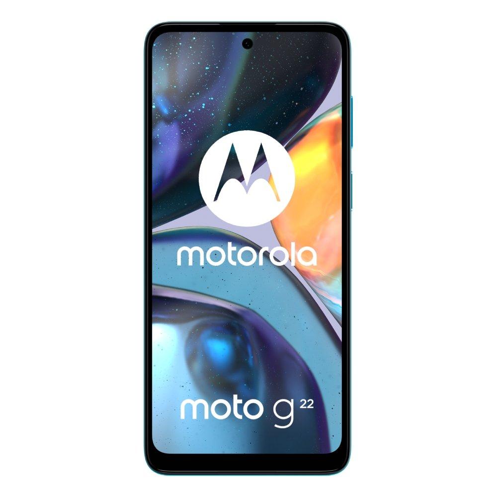 هاتف موتورولا موتو جي ٢٢ بسعة ١٢٨ جيجابايت - أزرق