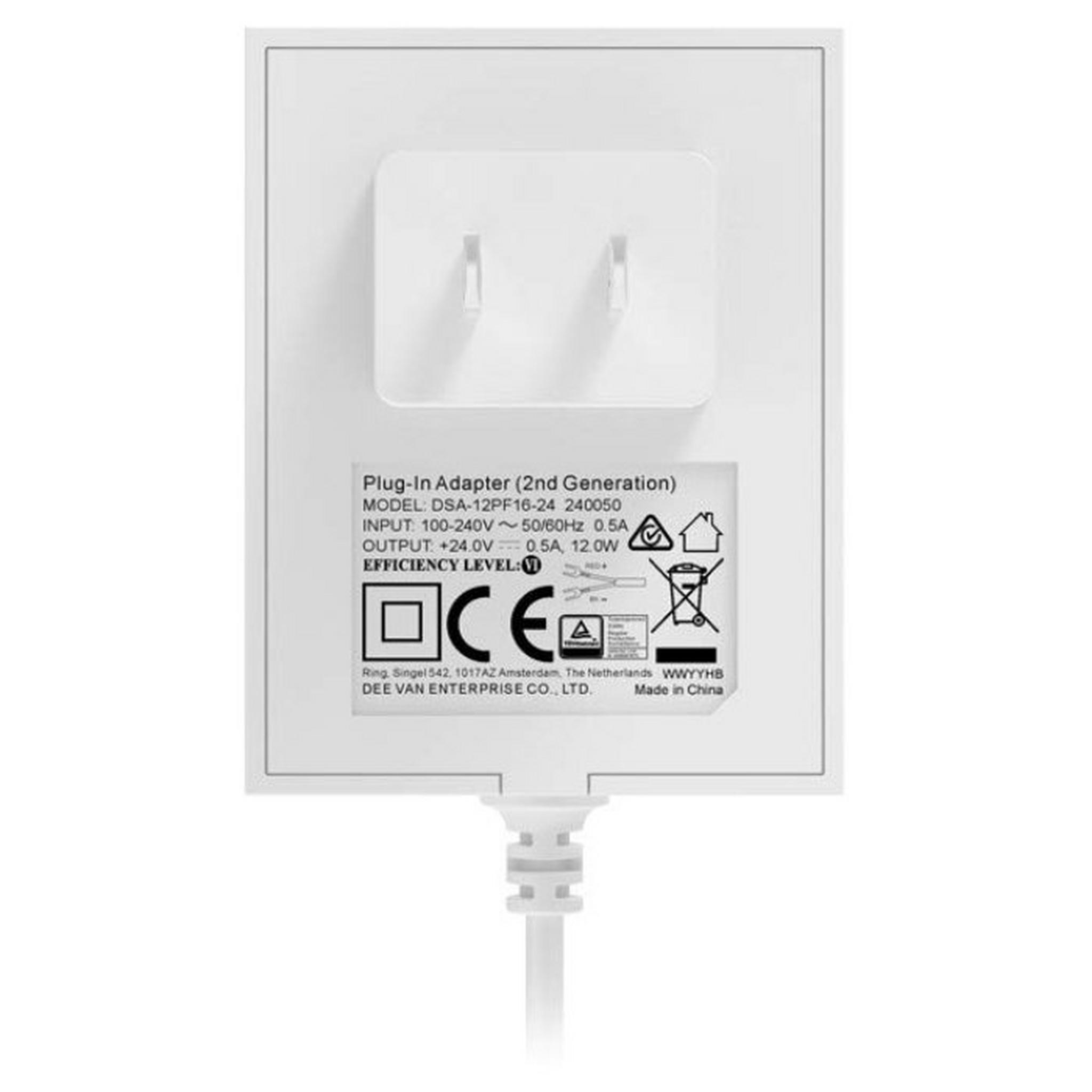 Ring Plug-In Adapter (2nd generation) 3 meters white