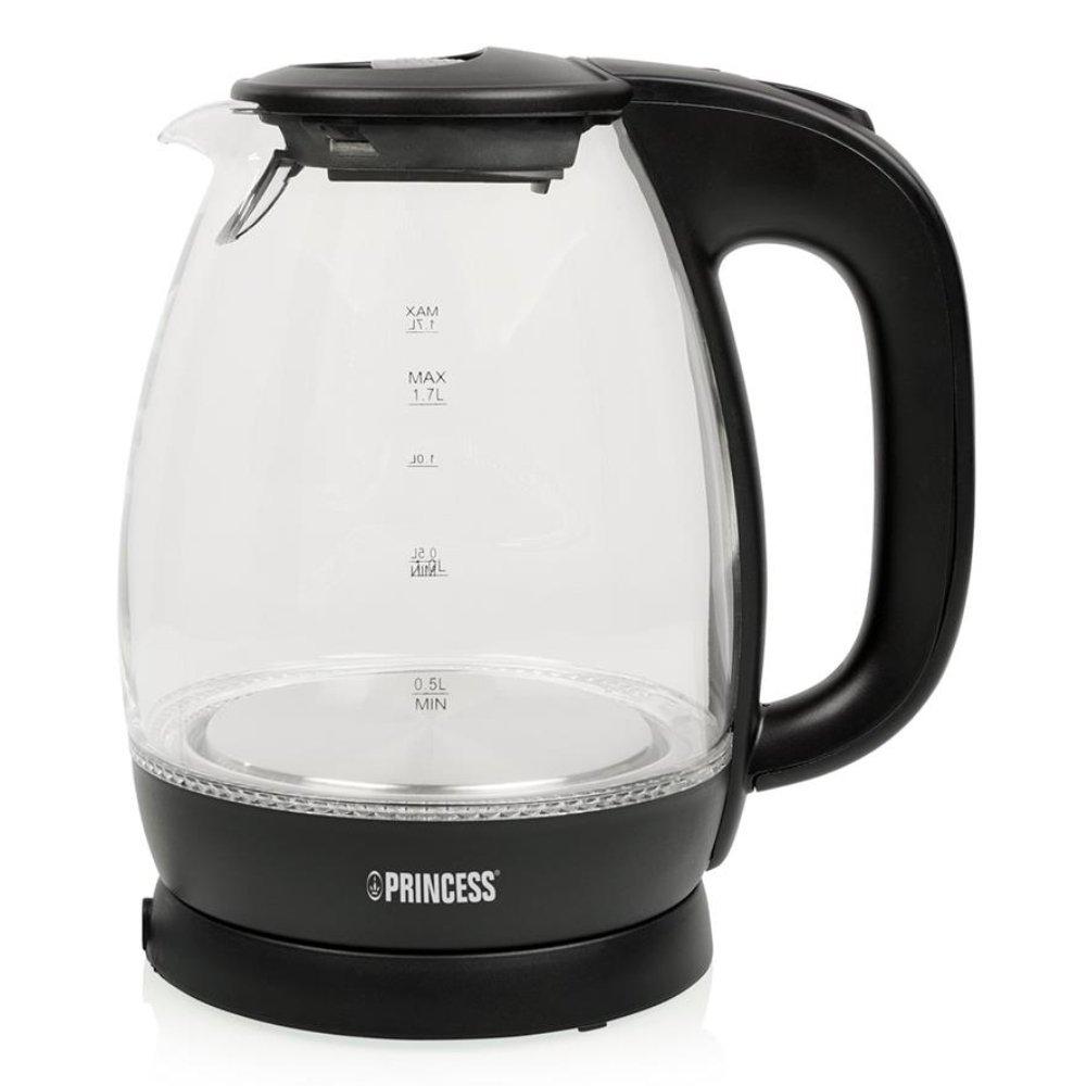 Buy Princess kettle, 2200w, 1. 7l, 236072 - black in Kuwait