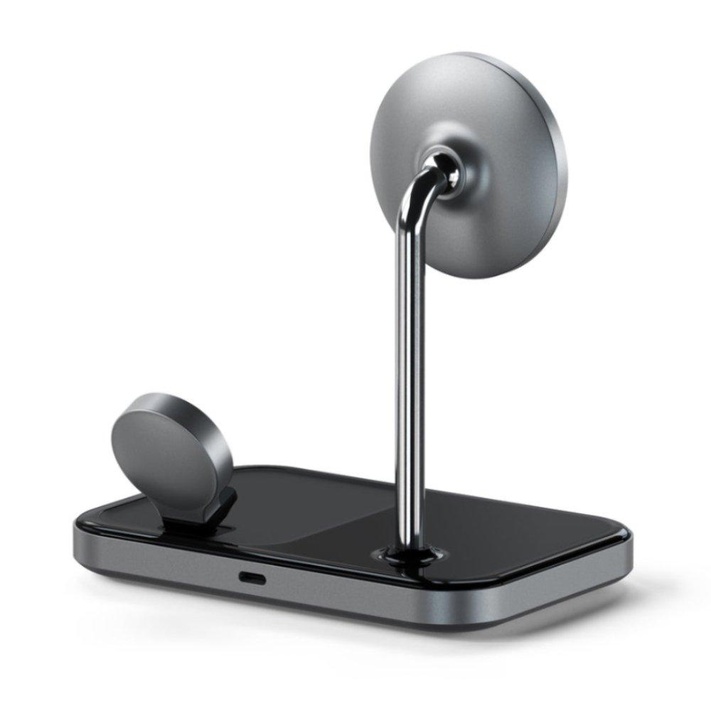 Satechi 3 in 1 Magnetic Wireless Charger - Space Grey
