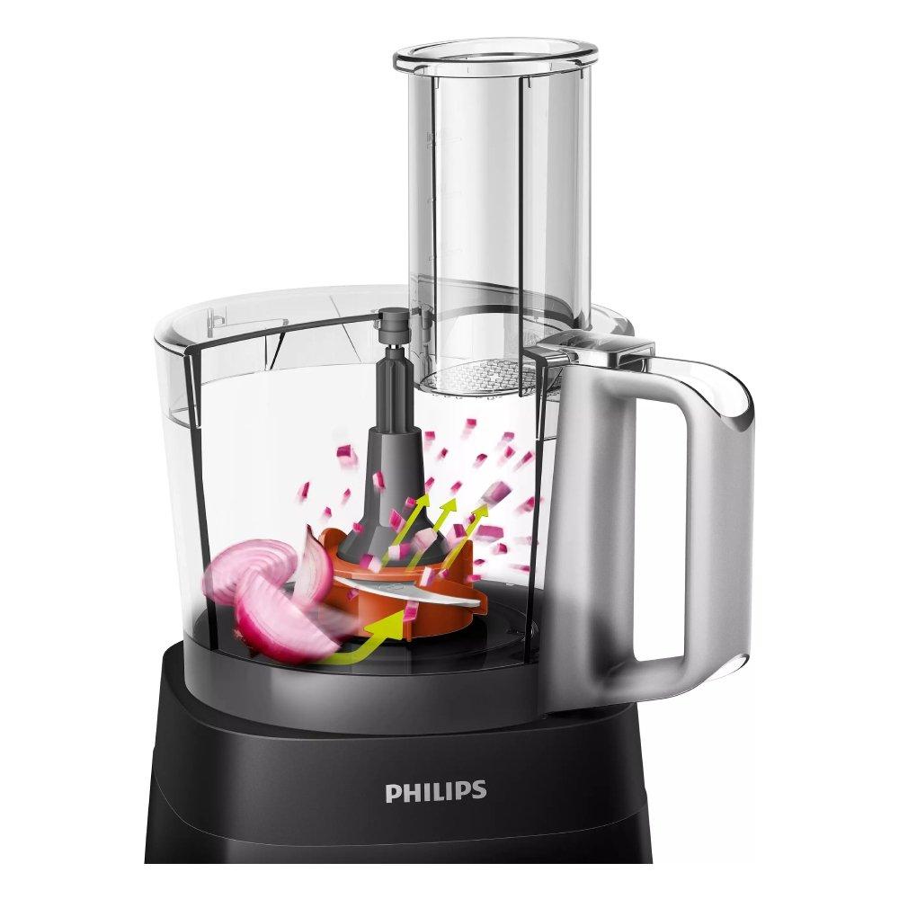 Philips Viva Food Processor, 750W, 1.5L, HR7302/90 - Black