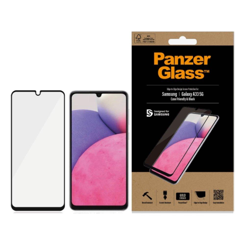 Buy Panzer screen protector for galaxy a33 5g phone - black in Kuwait