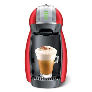 اشتري ماكينة تحضير القهوة جينيو 2 كبسولة من ديلونجي، قدرة 1500 واط، سعة 1 لتر، edg465. R - أحمر في السعودية