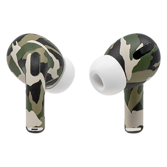 سماعة أبل ايربودز برو ماجسيف مطلية من سويتش - مموه أخضر