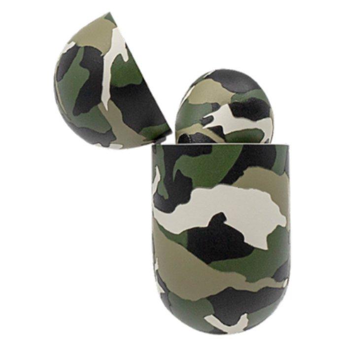 سماعة أبل ايربودز برو ماجسيف مطلية من سويتش - مموه أخضر