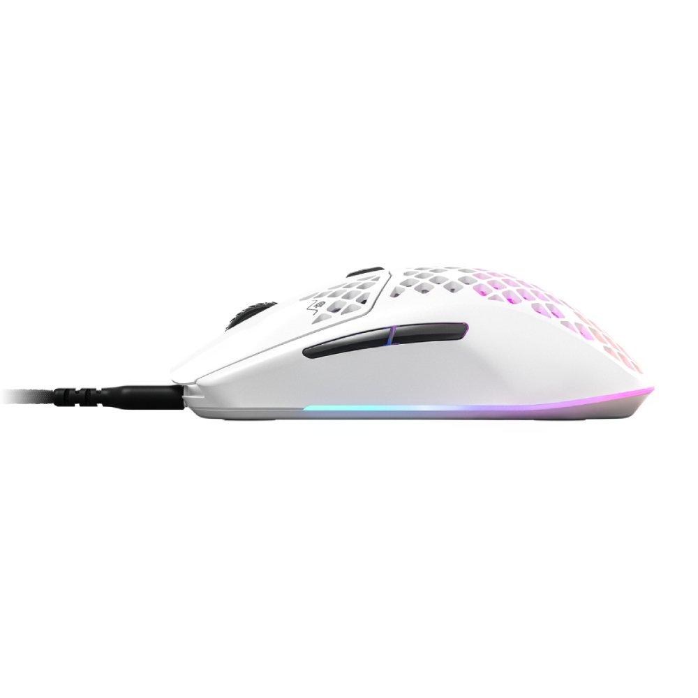 SteelSeries Aerox 3 Wired Gaming Mouse (2022) - Snow