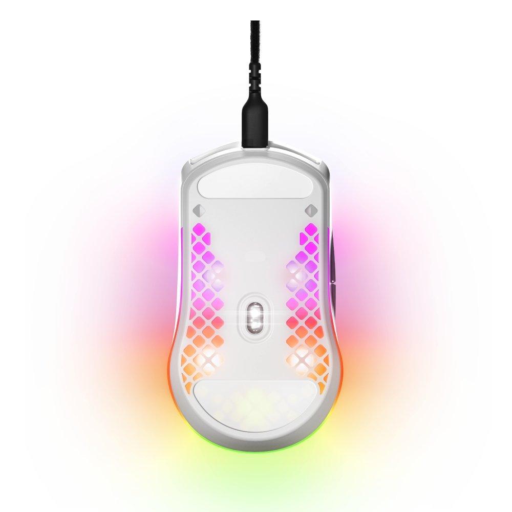 SteelSeries Aerox 3 Wired Gaming Mouse (2022) - Snow