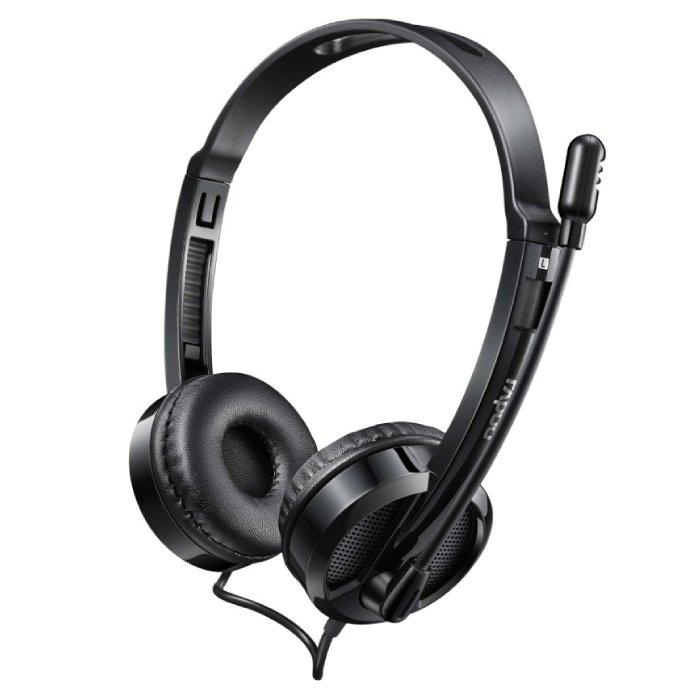 Rapoo H100 Wired Stereo Headset (Black)