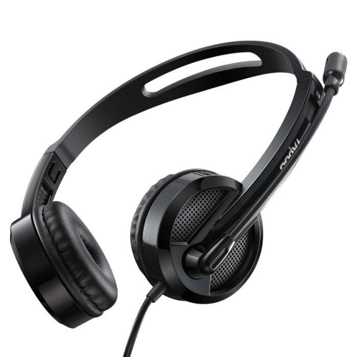 Rapoo H100 Wired Stereo Headset (Black)
