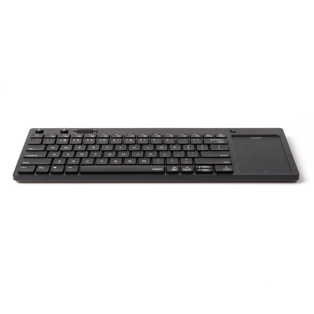 Rapoo K2800 Keyboard With Touch pad Wireless Black (English\Arabic)