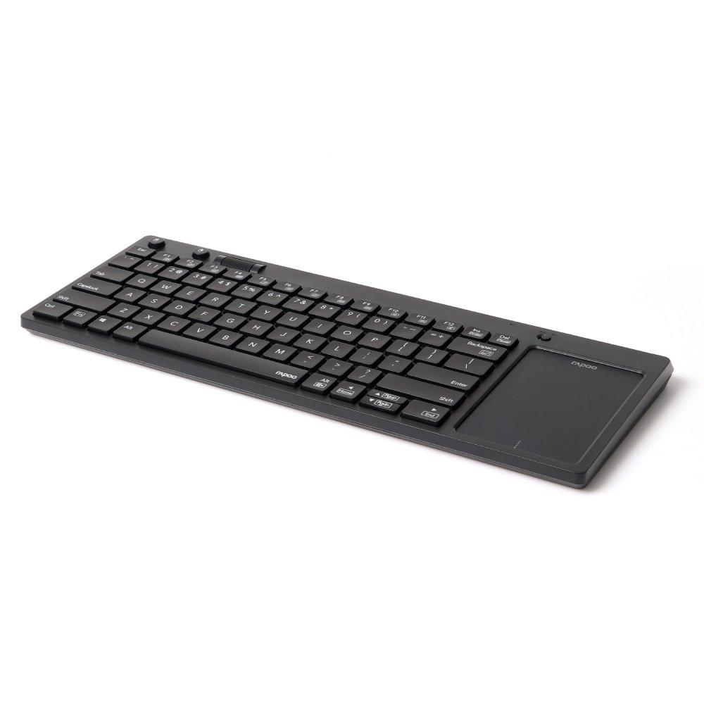 Rapoo K2800 Keyboard With Touch pad Wireless Black (English\Arabic)