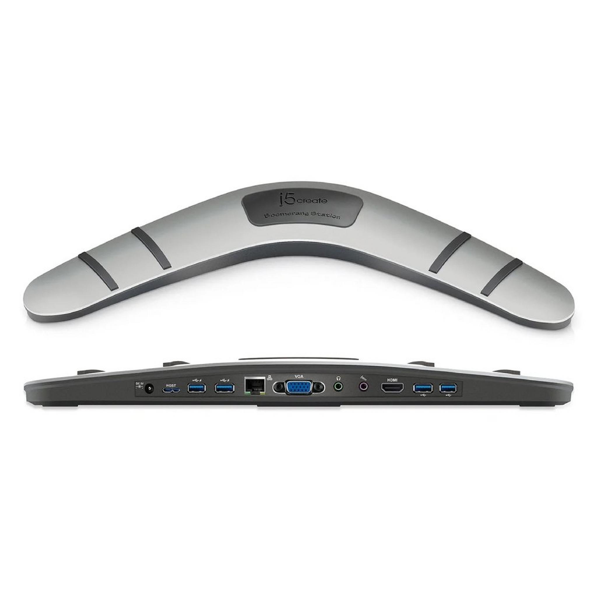 J5Create Boomerang Docking Station Universal USB3.0 (JUD481)