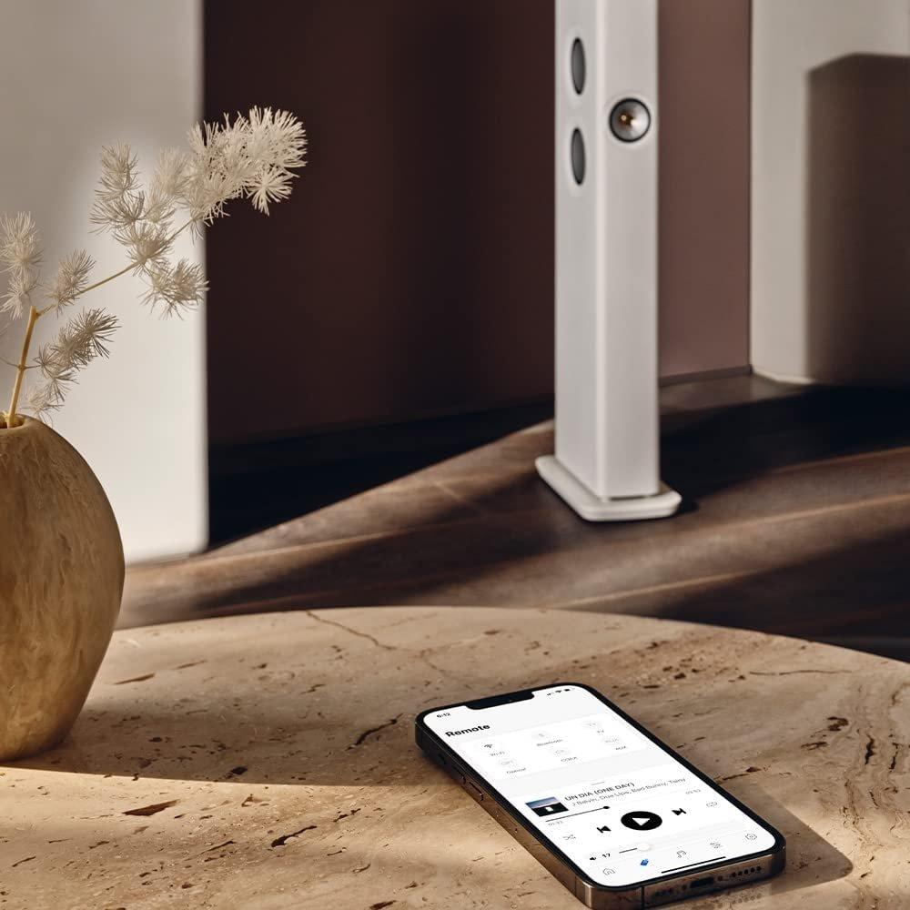 مكبّر صوت أفقي لاسلكي من كيف (LS60W) أبيض