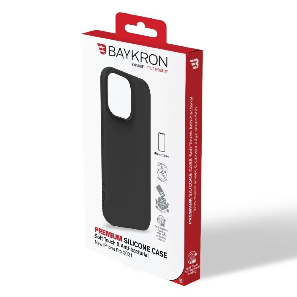 BAYKRON Silicone Case for iPhone 13 Pro | Black