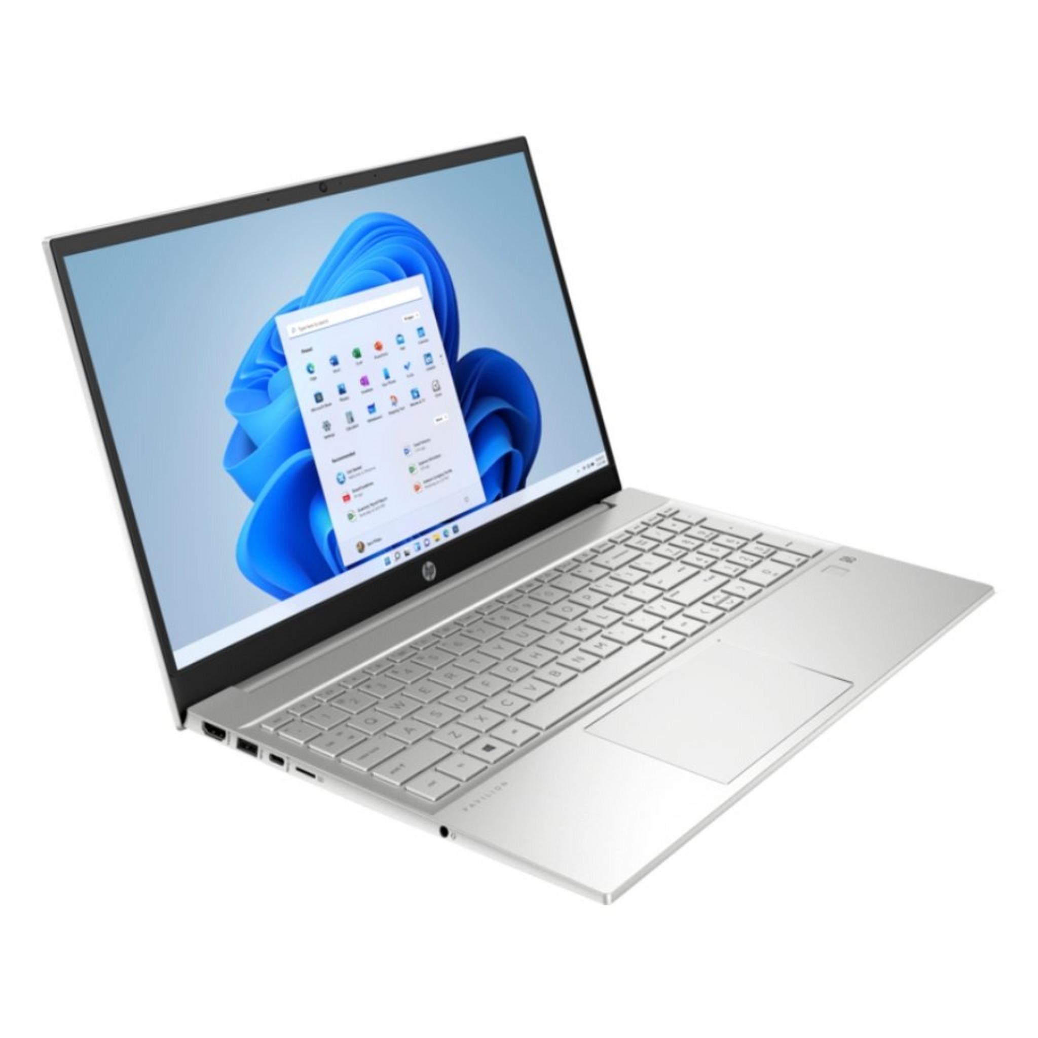 HP Pavilion Laptop, intel Core i7 12th Gen, 16GB RAM, 512GB SSD, 15.6-inch, NVIDIA GeForce MX550, Windows 11 -Silver