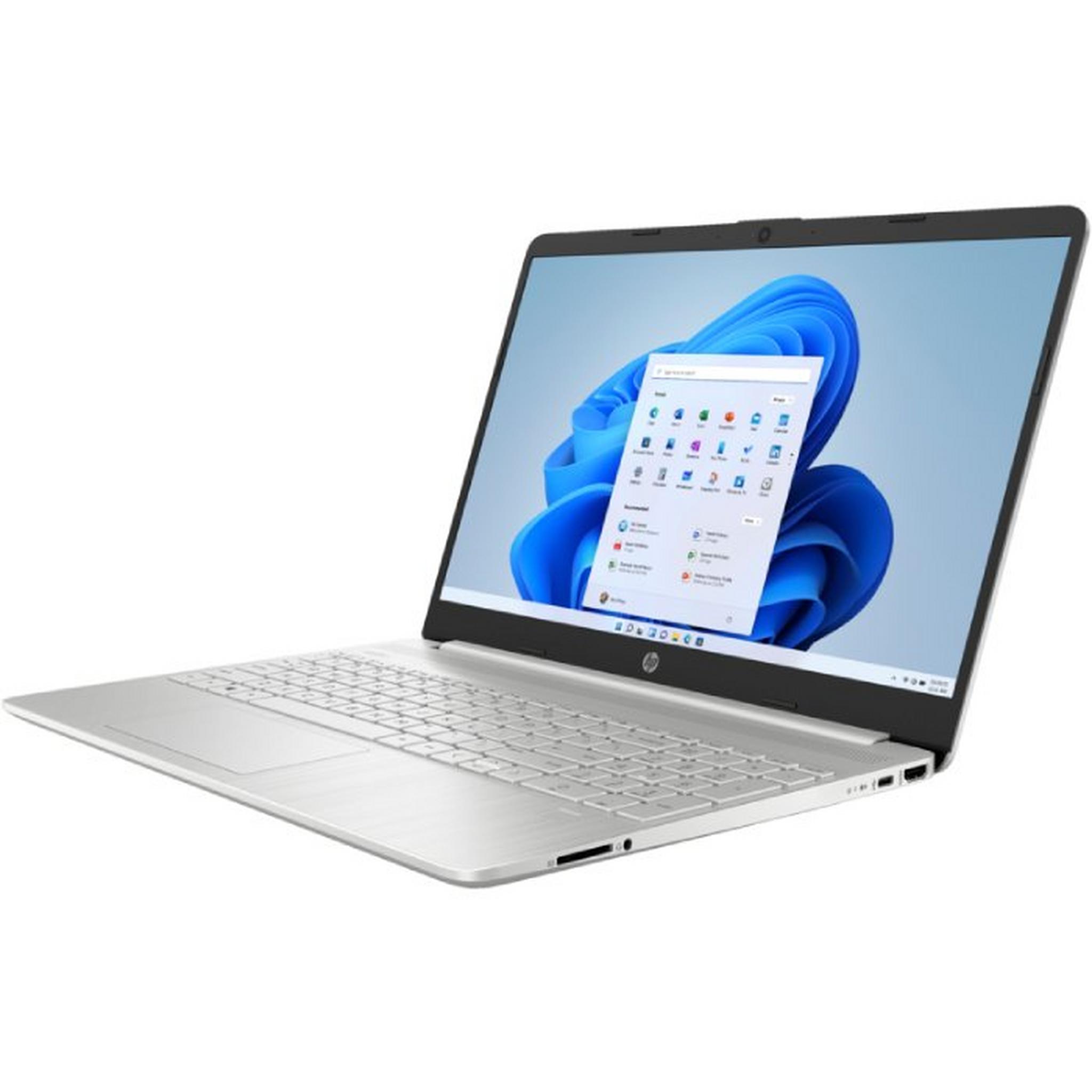 HP Laptop, intel Core i7 12th Gen, 16GB RAM, 512GB SSD, 15.6-inch, Intel Graphics Iris X, Windows 11, HP 15s-FQ5035NE - Silver