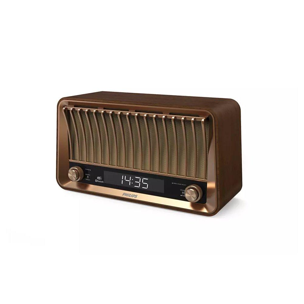 PHILIPS Bluetooth DAB+ Radio Vintage Design, Xcite Kuwait