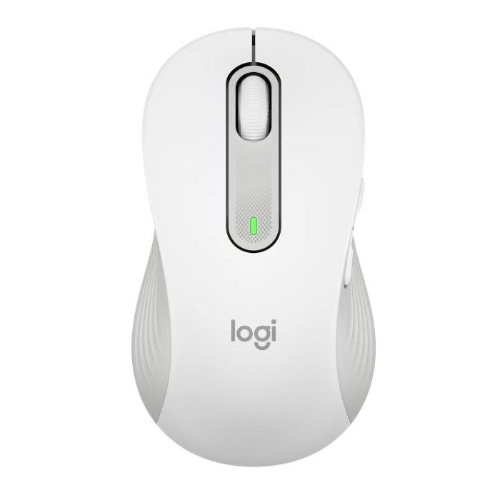 Buy Logitech signature m650 wireless mouse, silent clicks, 5 buttons, 910-006255 - off-white in Saudi Arabia