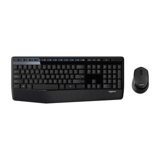 Buy Logitech wireless keyboard and mouse combo, mk345 - black in Saudi Arabia