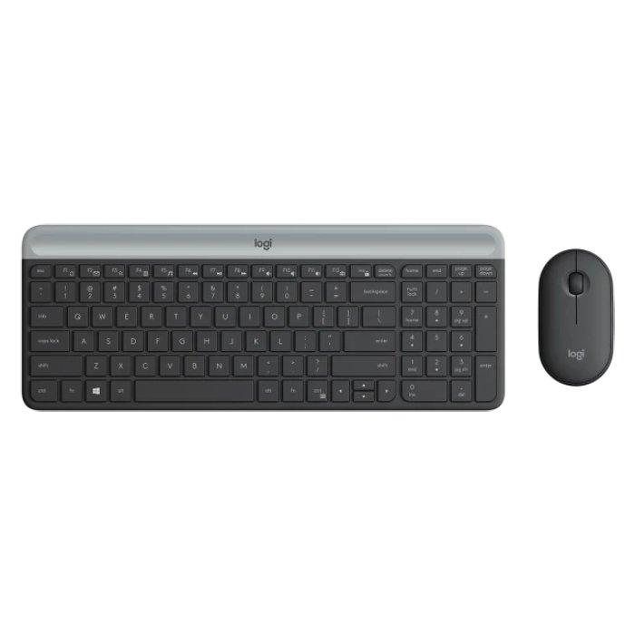 Buy Logitech mk470 slim keyboard & mouse combo - graphite in Saudi Arabia