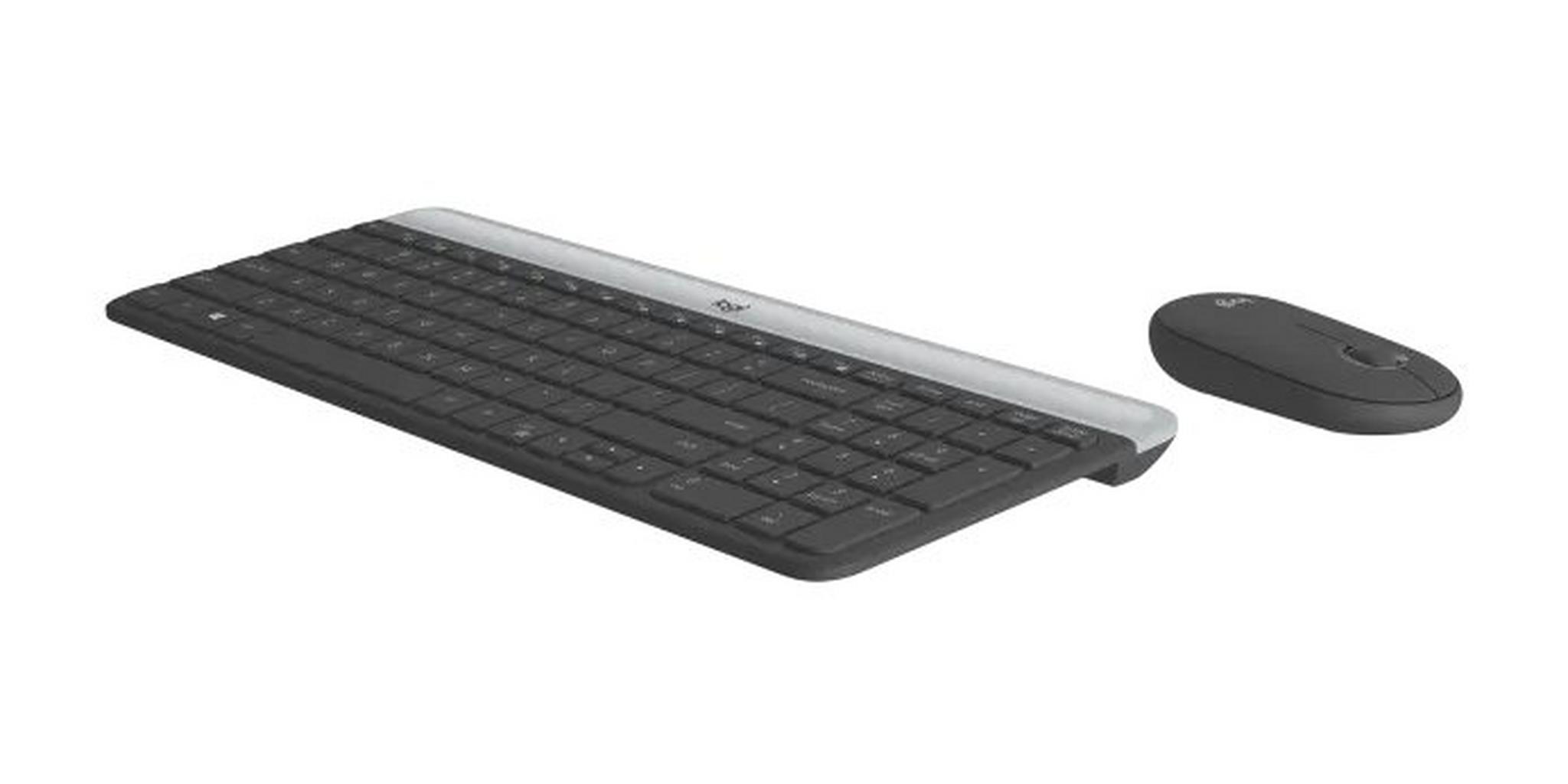 Logitech M750 Slim Keyboard & Mouse Combo - Graphite