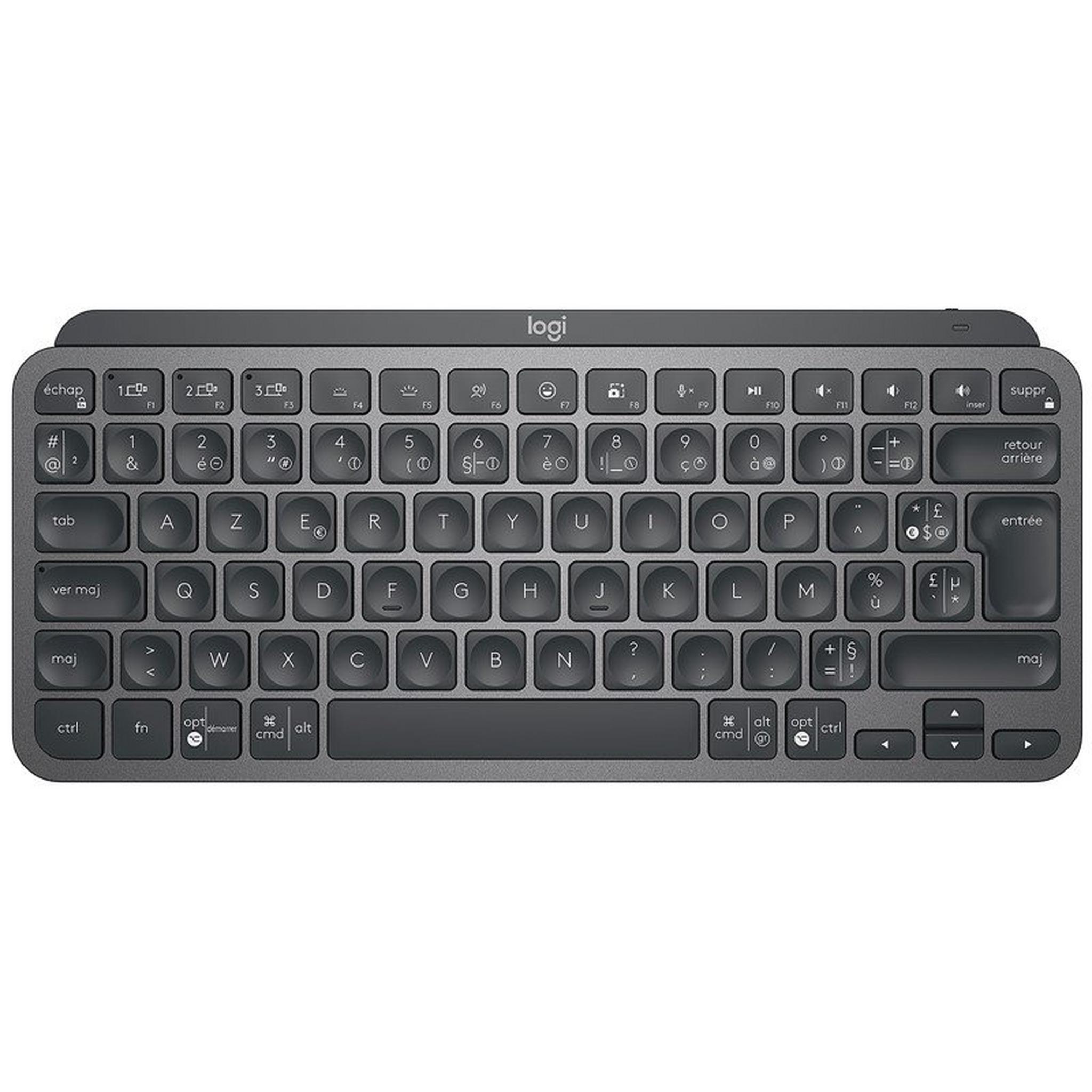 لوحة مفاتيح لوجيتك MX Keys Mini عربية مضيئة بتقنية البلوتوث - جرافيت
