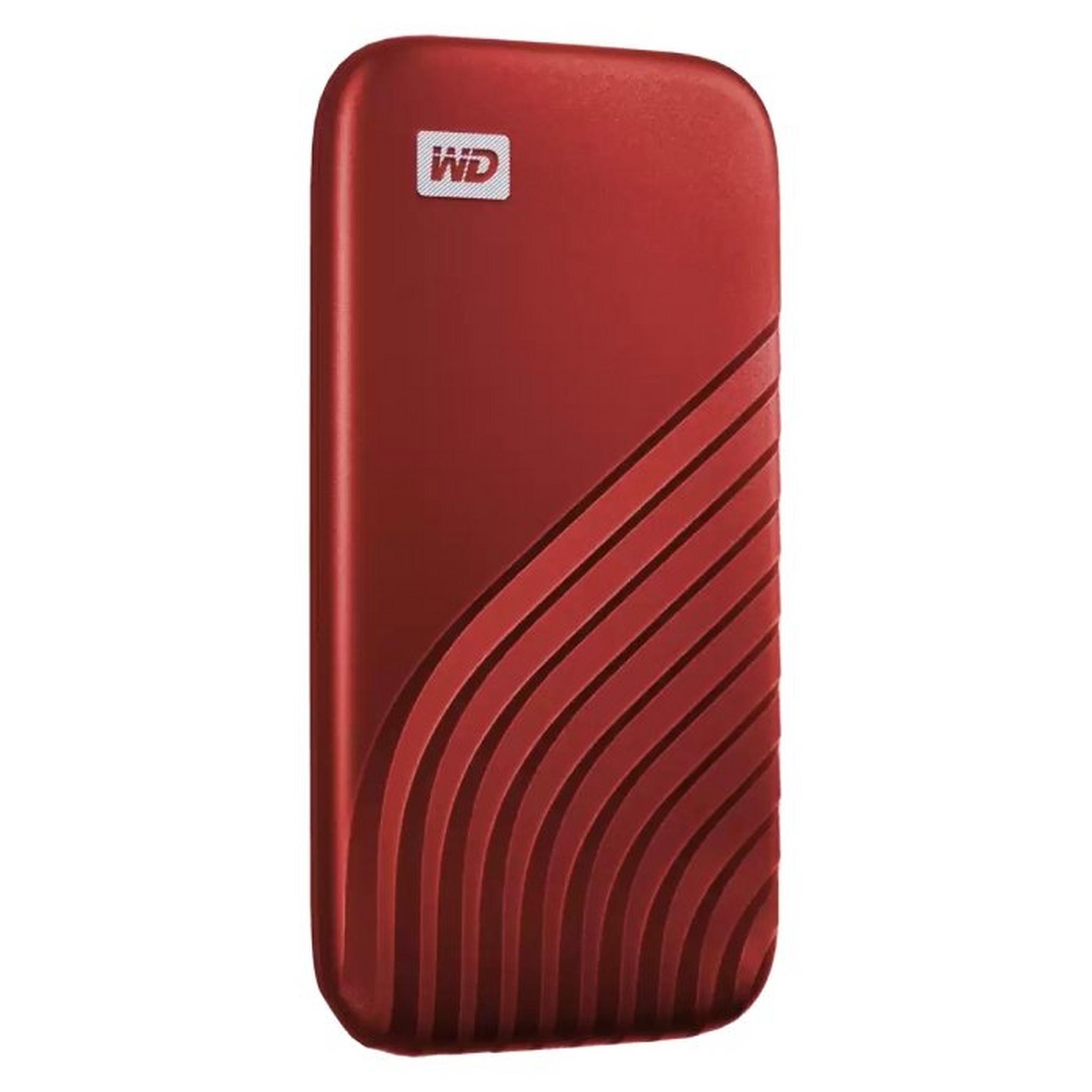 WD 2TB My Passport Portable External Hard Drive SSD (WDBAGF0020BRD-WESN) -  Red