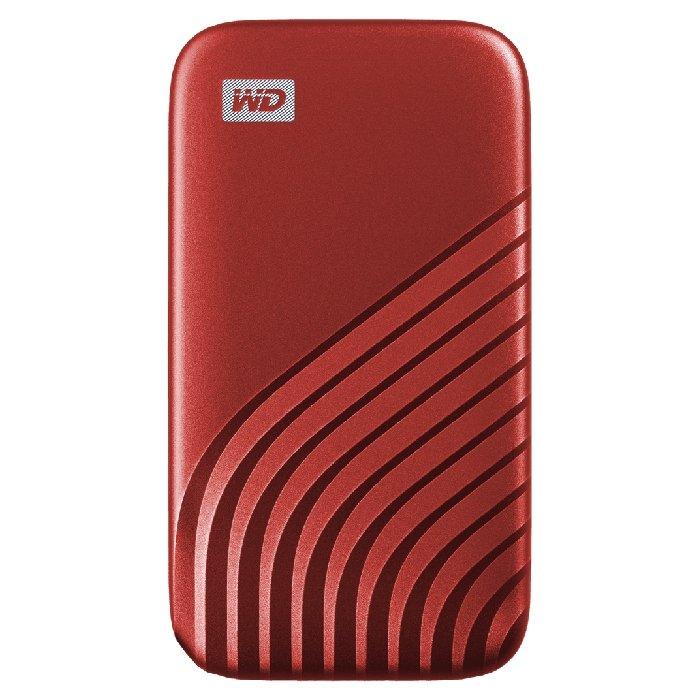 WD 2TB My Passport Portable External Hard Drive SSD (WDBAGF0020BRD-WESN) -  Red